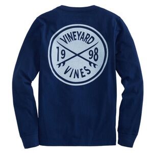 VINEYARD VINES Boys Surf Crest Long-Sleeve Tee